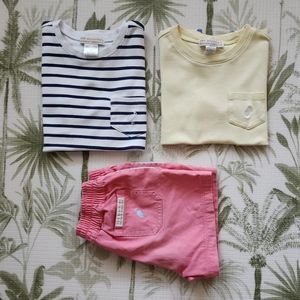 TBBC 5T boys lot shorts shirts summer preppy